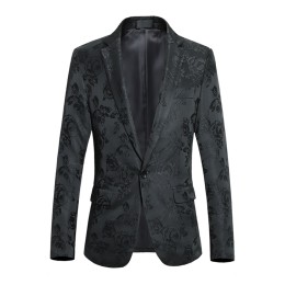 SKMS011  訂購秋季新款  男式青年帥氣刺繡   小西裝時尚   提花修身花色西服外套 SKMS011  訂購秋季新款  男式青年帥氣刺繡   小西裝時尚   提花修身花色西服外套